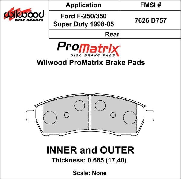 Pad Set, Promatrix, D757